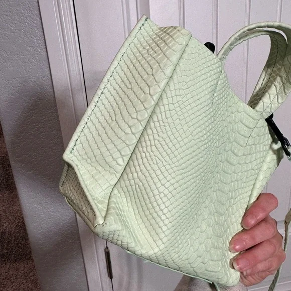 Ampersand As Apostrophe Micro Tote in Mint Python - Picture 11 of 16